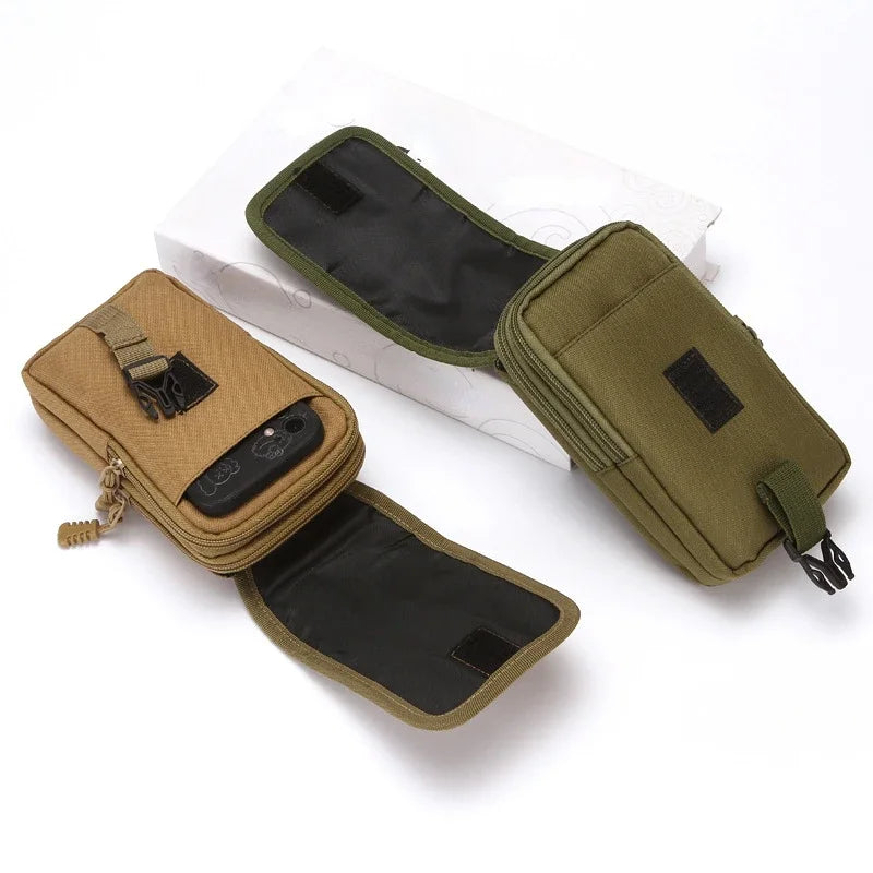 Outdoor Vandtæt Militær Heuptas | Taktisk Dubbellaags Telefoontas til Camping, Jagt & Rejse