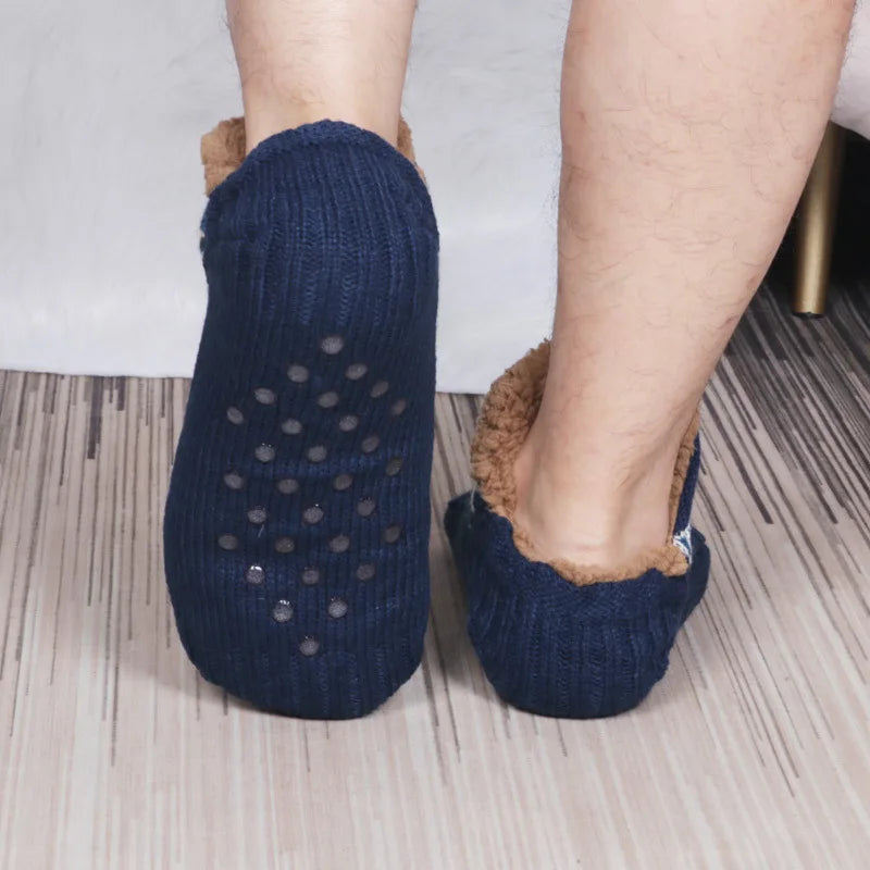 FluffyFeet - Fleeceforede skridsikre vintersokker | Ultimativ komfort til varme vinterdage