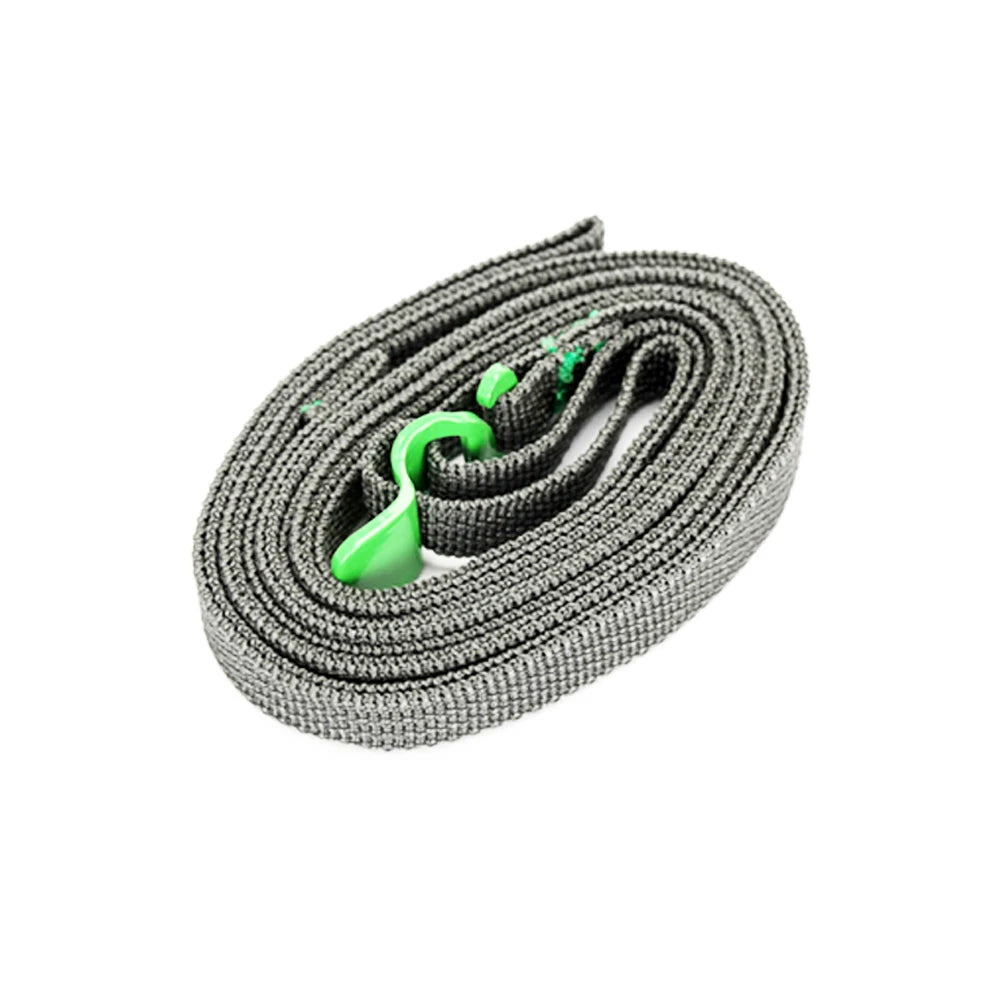 Outdoor Bagage- & Klimriem met Snelsluiting | 200 cm Nylon Riem met RVS Haak | Sterk & Multifunctioneel
