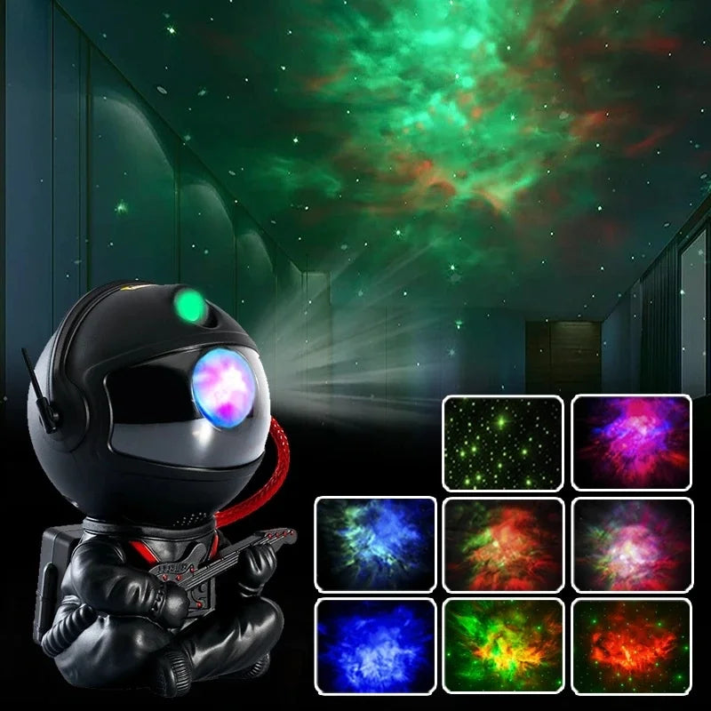 Astronaut Galaxy Projektor – LED Stjernehimmel Projektor med Fjernbetjening