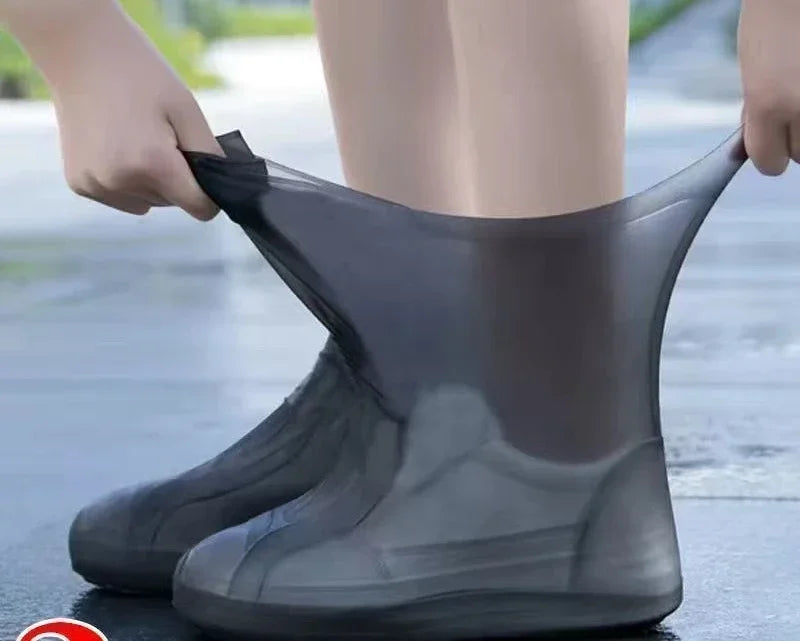 Vandtætte Silikone Oversko | Antislip Regn Covers | Beskytter Sko mod Regn & Snavs | Unisex