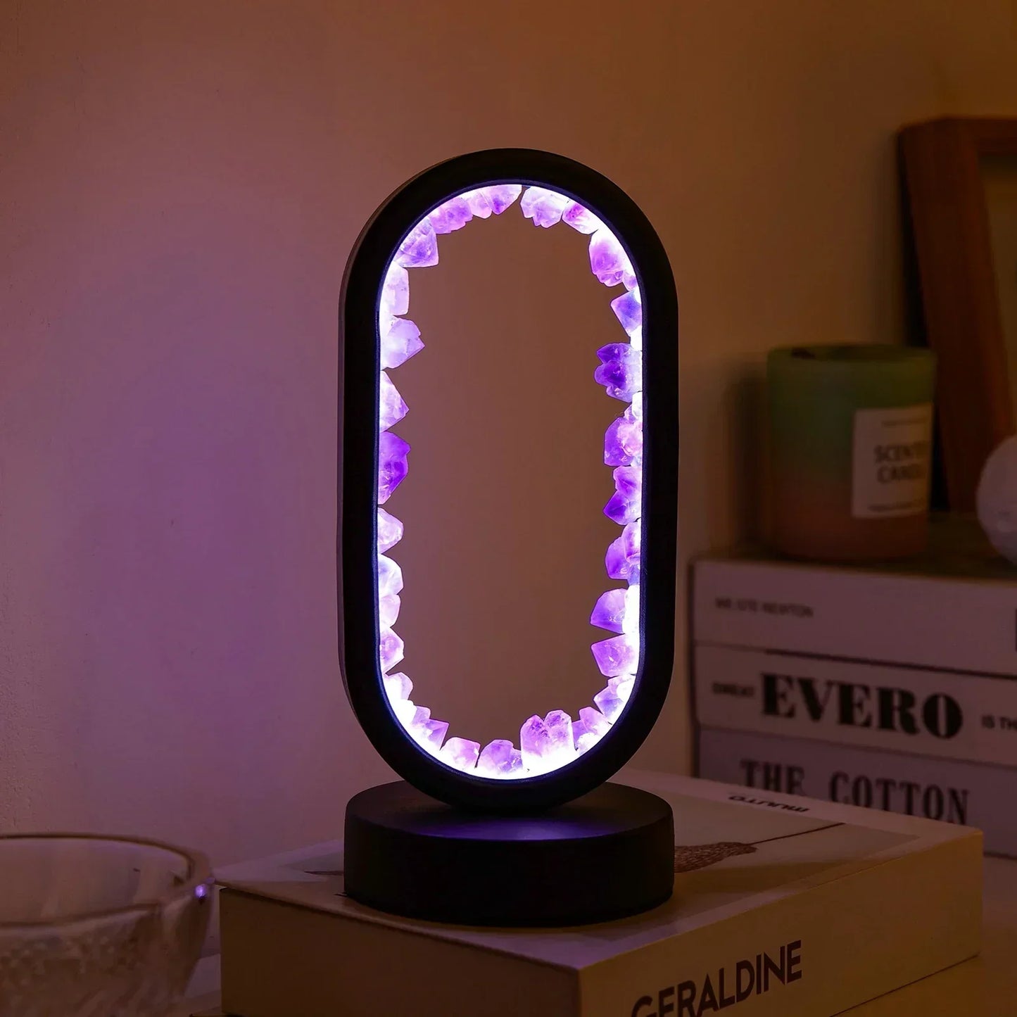 AmethystAura - Naturlig ametystlampe til fred og ro i hjemmet