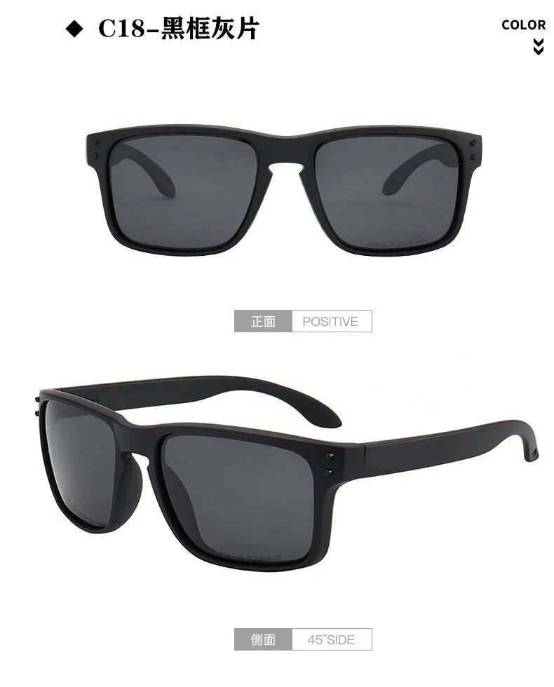 Vintage Firkantede Solbriller | Polariserede | UV400 Beskyttelse | Unisex