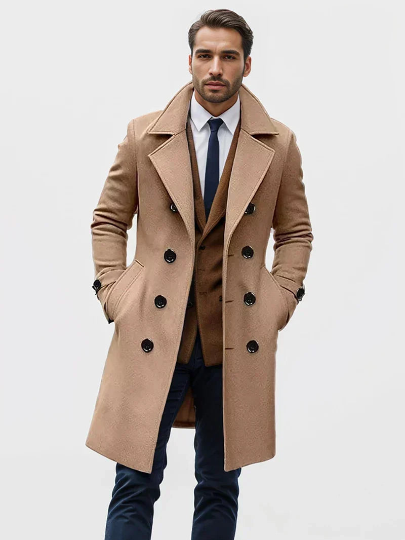 JudeElite - Chic trenchcoat til mænd | Elegant trenchcoat til enhver lejlighed