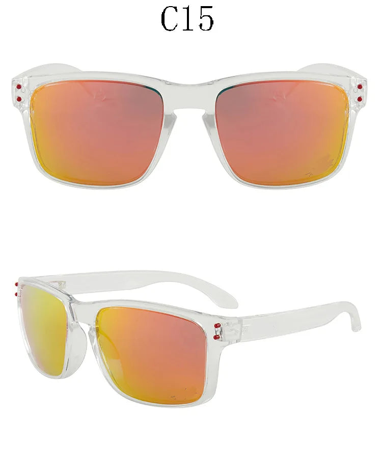 Vintage Firkantede Solbriller | Polariserede | UV400 Beskyttelse | Unisex