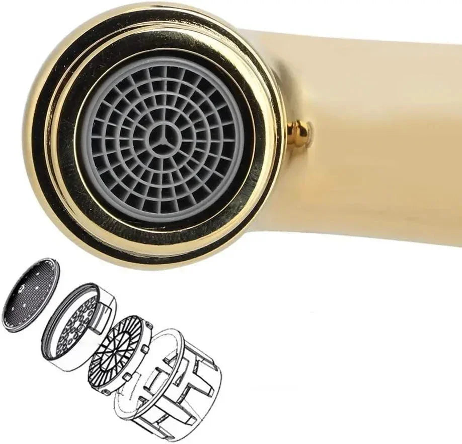 EleganzaBrass - Luksus håndvaskarmatur i antik bronze