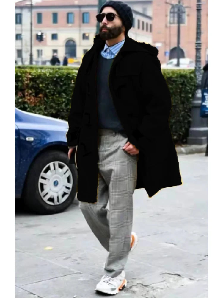 Caelan - streetwear trenchcoat til mænd, moderigtig og stilfuld
