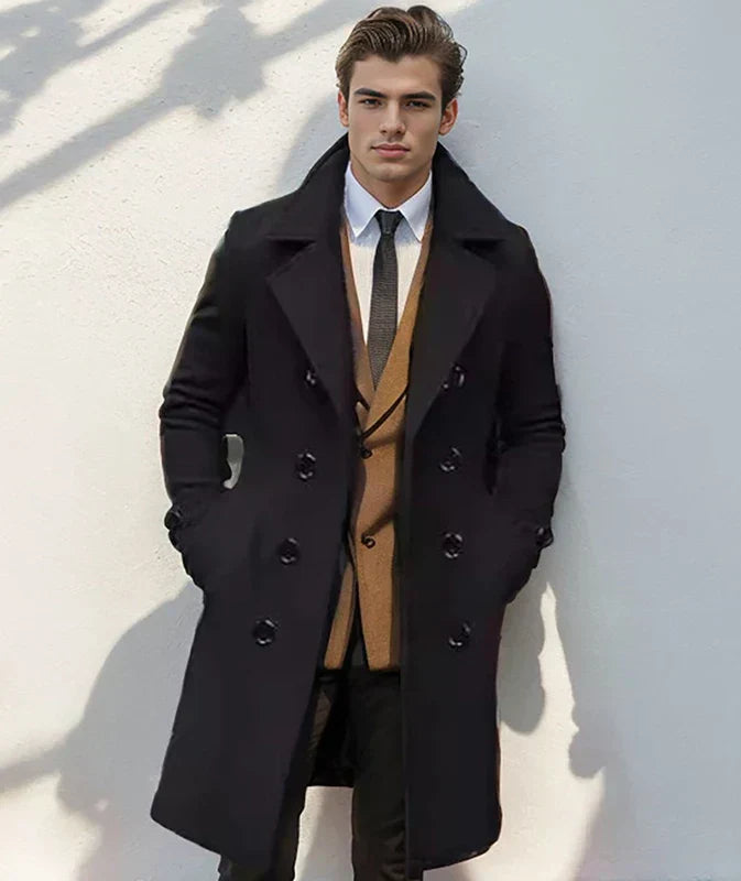 JudeElite - Chic trenchcoat til mænd | Elegant trenchcoat til enhver lejlighed