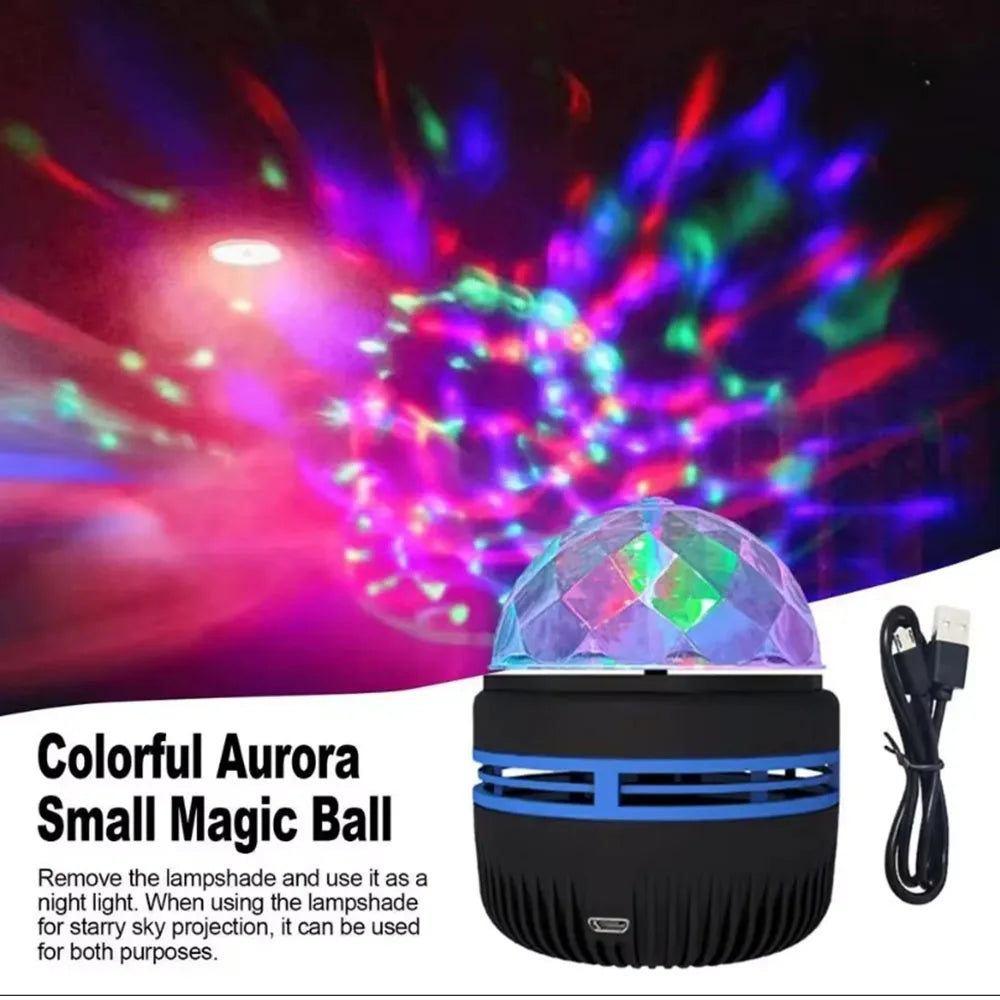 Galaxy Stjernehimmel LED Projektor – USB-drevet med fjernbetjening, natlys & stemningslys
