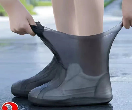 Vandtætte Silikone Oversko | Antislip Regn Covers | Beskytter Sko mod Regn & Snavs | Unisex
