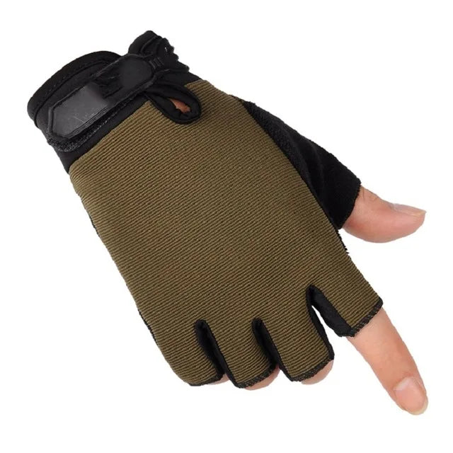 Fiskerhandsker til Sommer | Åndbare & Letvægts | Unisex Cykel-, Fitness- & Outdoorhandsker