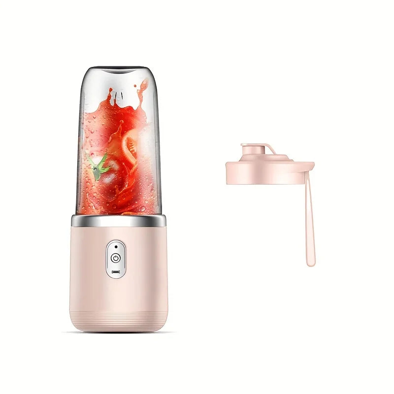 Bærbar USB Juicer | 6 Klinger | Mini Smoothie Blender & Juice Cup | Automatisk & Genopladelig