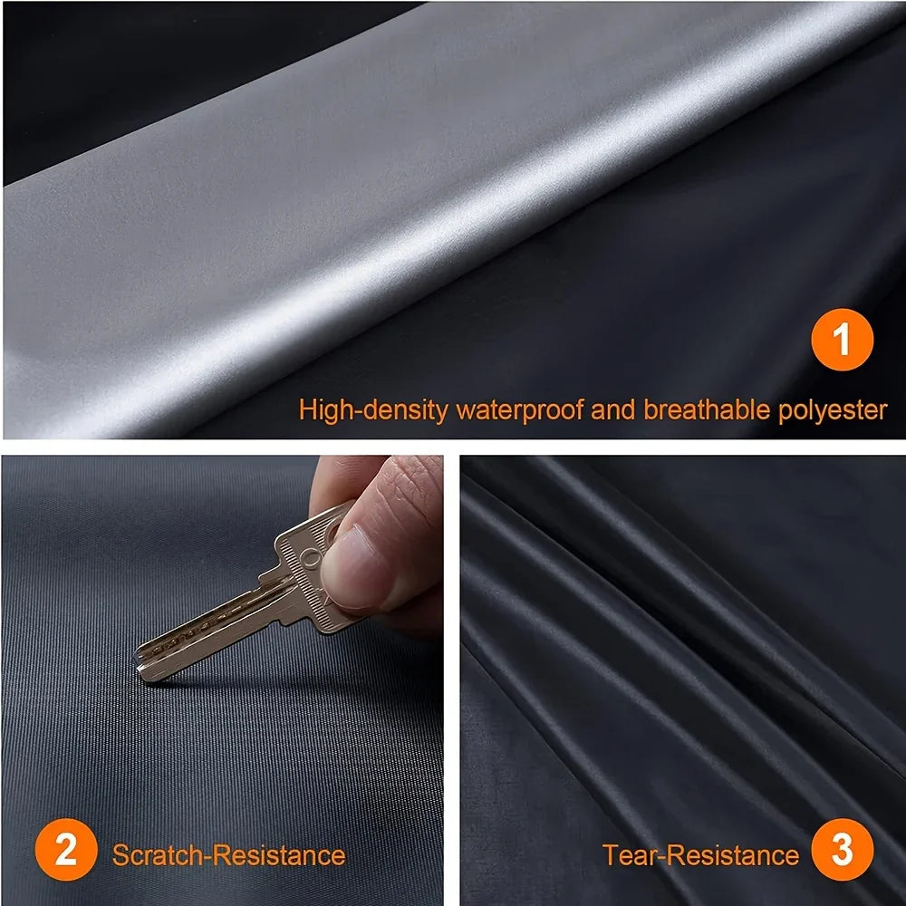 Bilovertræk | Vandtæt & UV-Beskyttelse | Til SUV & Sedan | 190T Polyester med PU-Coating