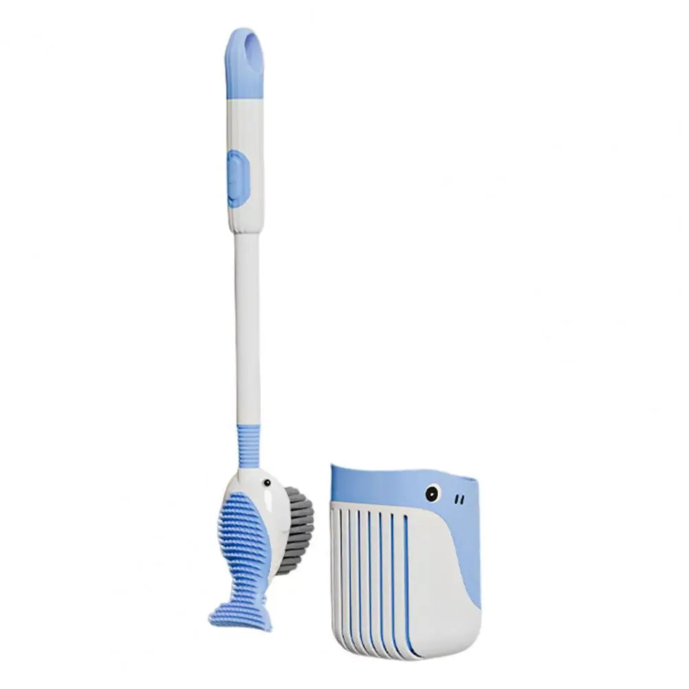 QuackClean | 360° andeformet toiletbørste med holder