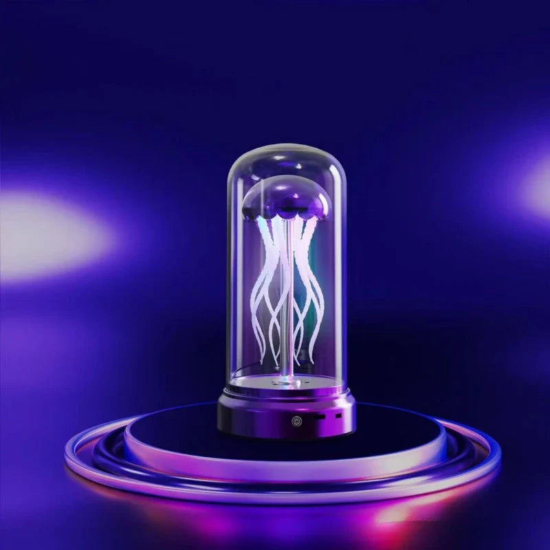 Bluetooth Kval Gloeiend Sfeerlicht med Unikt Design og Farverige Lichteffekter – Akryl, 215mm x 103mm-4