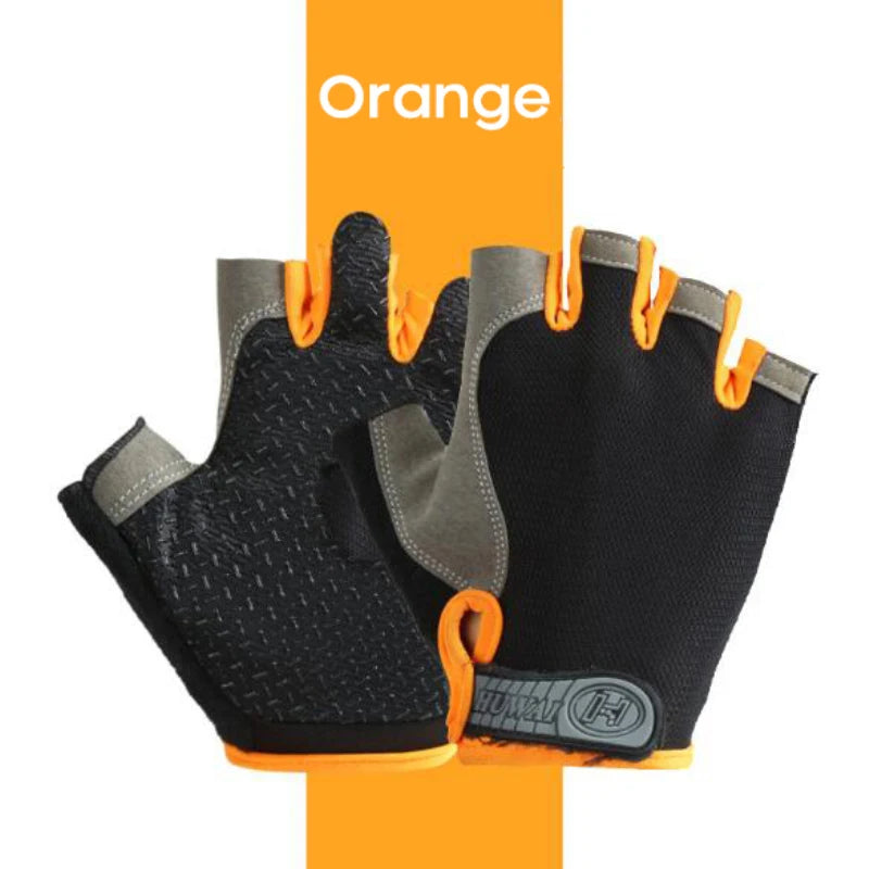 Halvfinger Cykel- & Fitnesshandsker – Åndbare, Antislip & Komfortable