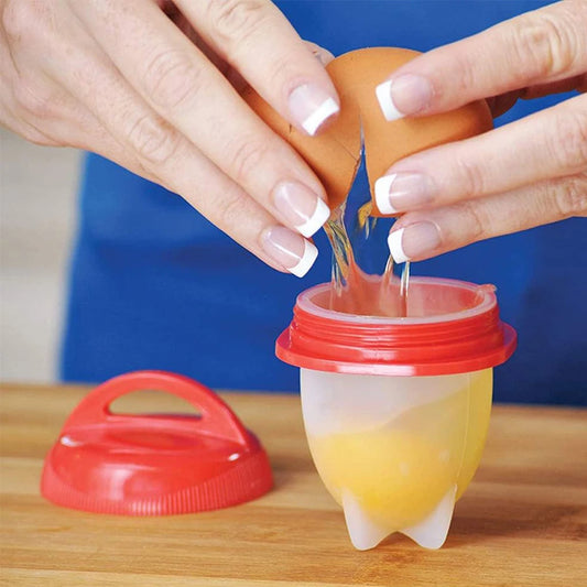 Silikone Æggekoger Cups | BPA-fri & Non-stick | Hurtig Poaching | 3/6 stk. Sæt