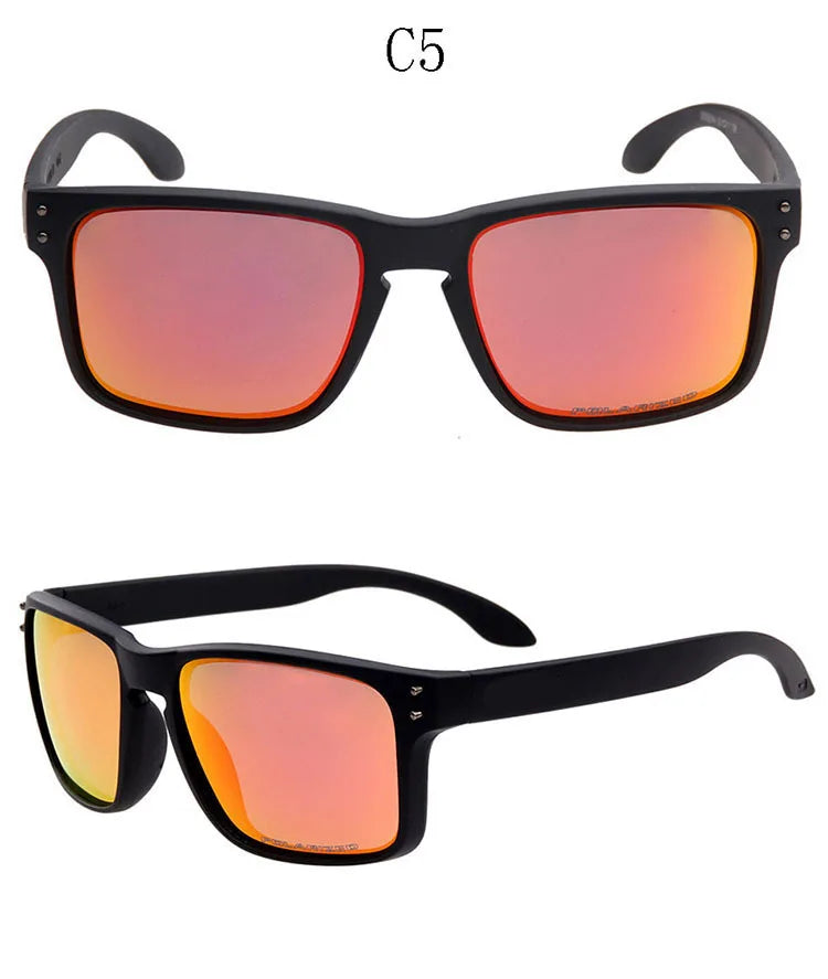 Vintage Firkantede Solbriller | Polariserede | UV400 Beskyttelse | Unisex