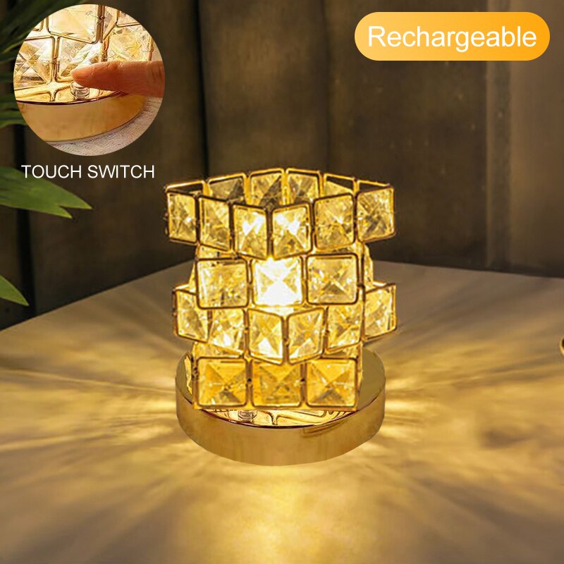 LumoSphere - Crystal mood light - LED-humørkube, farveskiftende lampe
