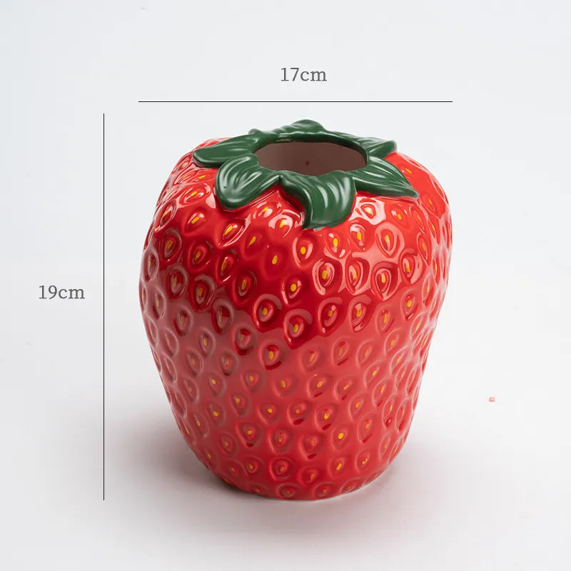 BerryCharm - Grim jordbærvase | Originalt design til dine blomster