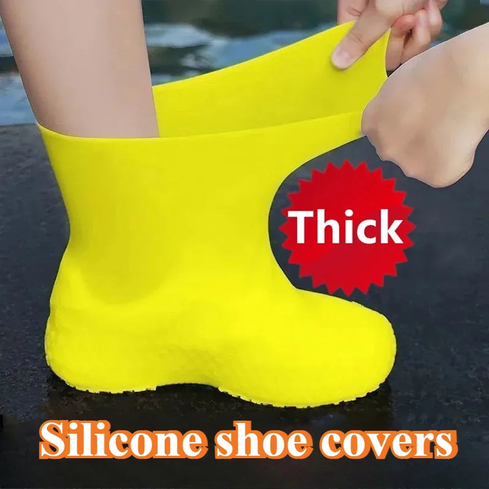Vandtætte Regnskoovertræk | Silikone Sko Covers | Antislip & Genanvendelige | Perfekt til Regn, Sne & Outdoor