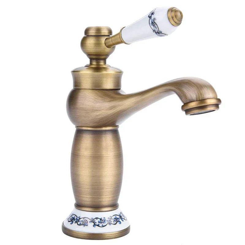 EleganzaBrass - Luksus håndvaskarmatur i antik bronze