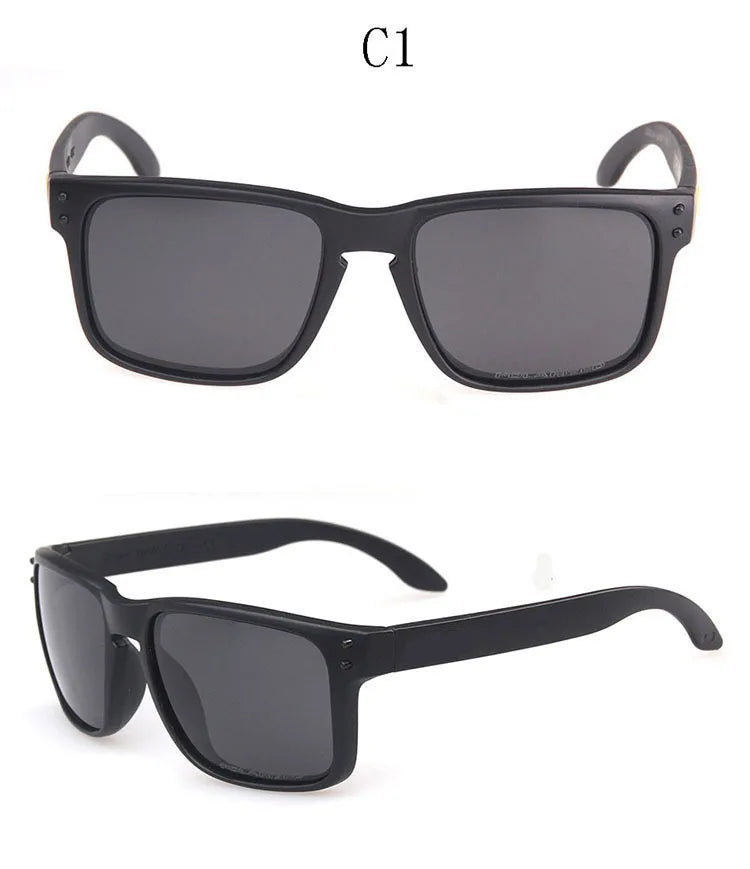 Vintage Firkantede Solbriller | Polariserede | UV400 Beskyttelse | Unisex
