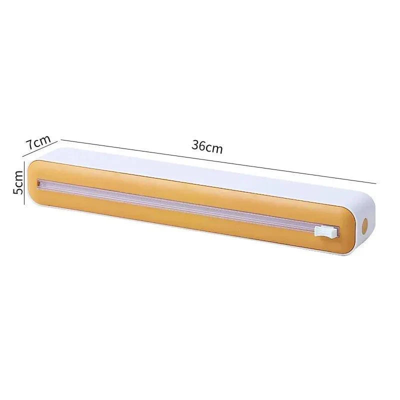 Variant image for Plastisk Filmdispenser til Aluminiumfolie og Bagpapir – Effektiv Køkkenredskab med Justerbar Størrelse-6