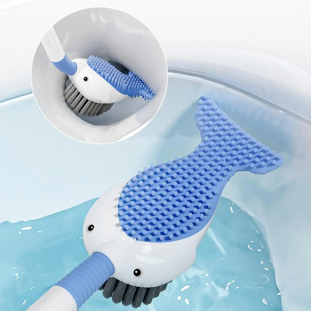 QuackClean | 360° andeformet toiletbørste med holder