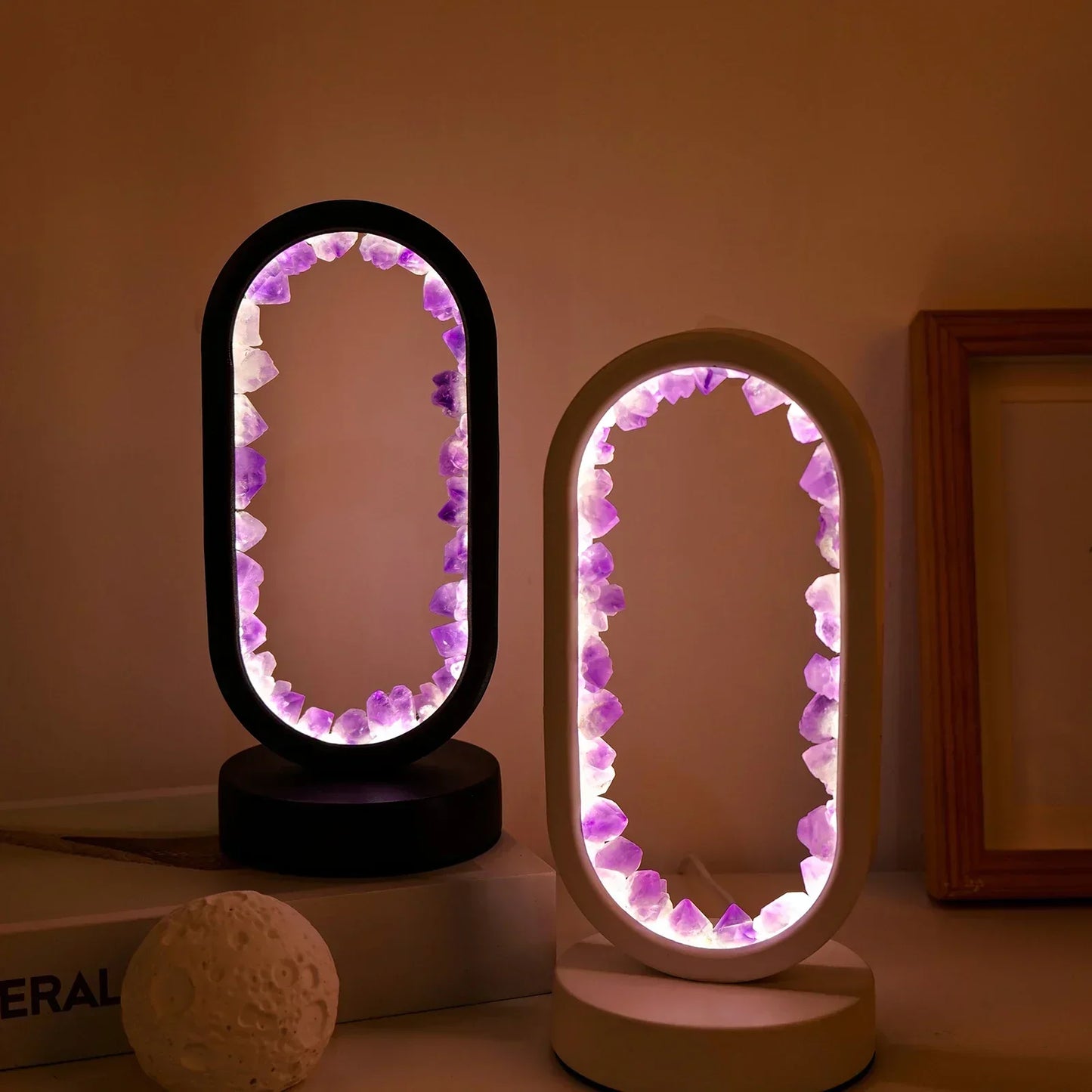 AmethystAura - Naturlig ametystlampe til fred og ro i hjemmet