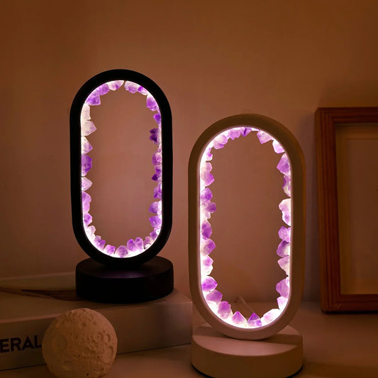 AmethystAura - Naturlig ametystlampe til fred og ro i hjemmet