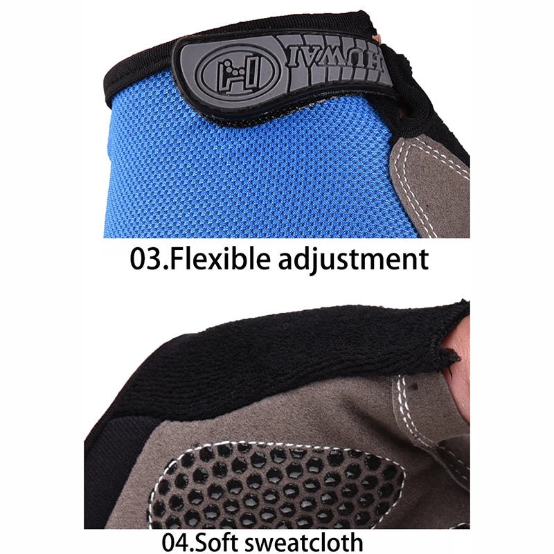 Halvfinger Cykel- & Fitnesshandsker – Åndbare, Antislip & Komfortable