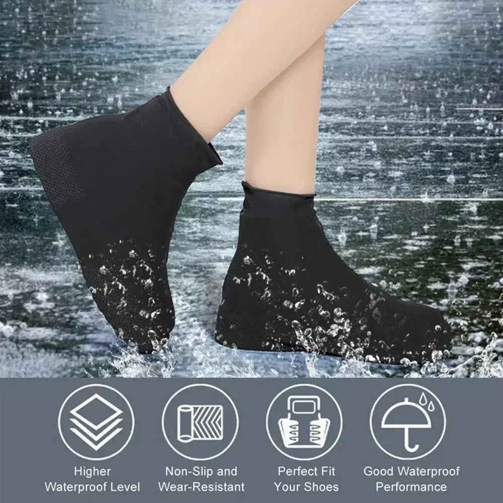 Vandtætte Regnskoovertræk | Silikone Sko Covers | Antislip & Genanvendelige | Perfekt til Regn, Sne & Outdoor