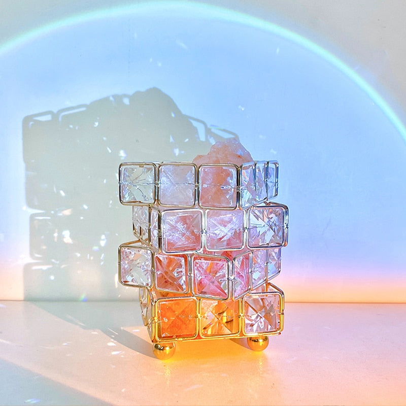 LumoSphere - Crystal mood light - LED-humørkube, farveskiftende lampe