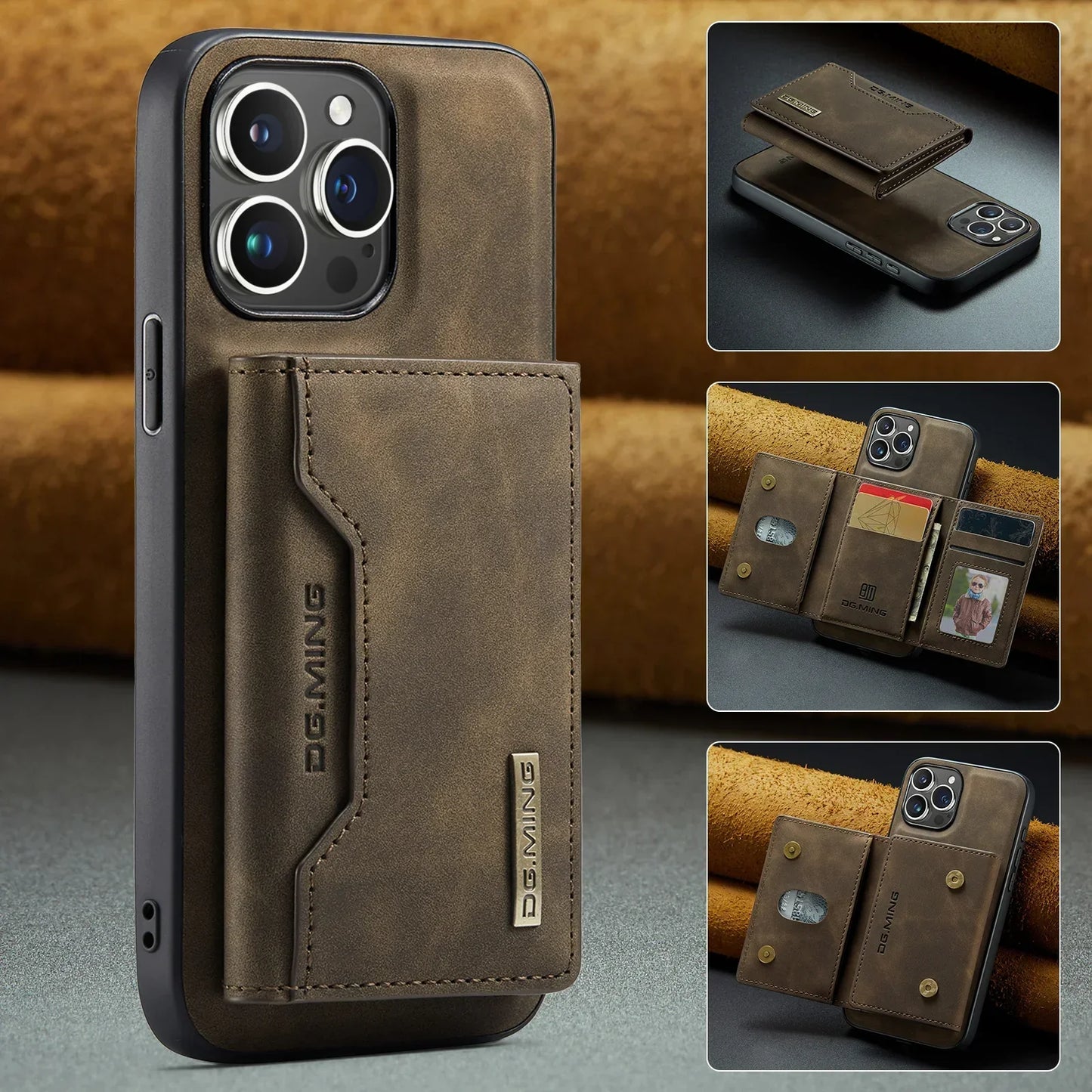 MagnaCase - 2-i-1 iPhone-etui med aftageligt pungetui