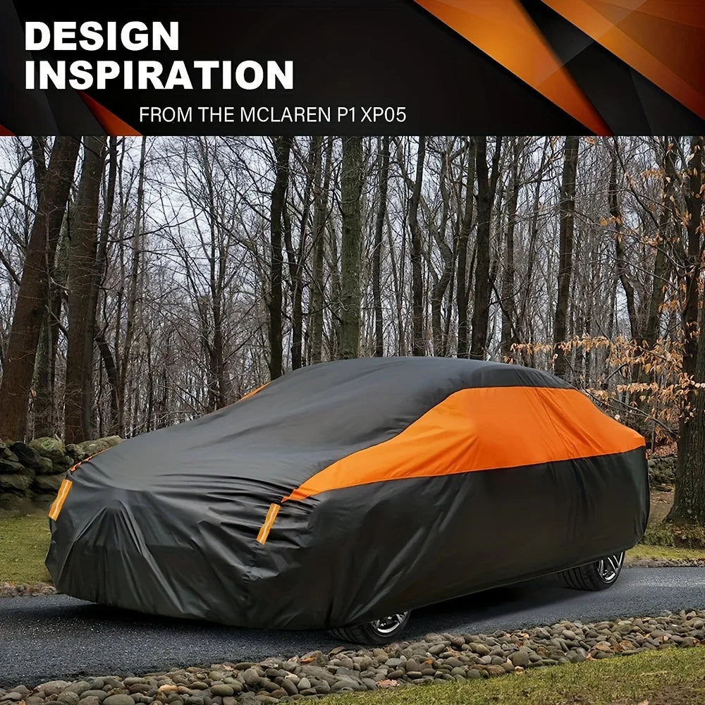 Bilovertræk | Vandtæt & UV-Beskyttelse | Til SUV & Sedan | 190T Polyester med PU-Coating