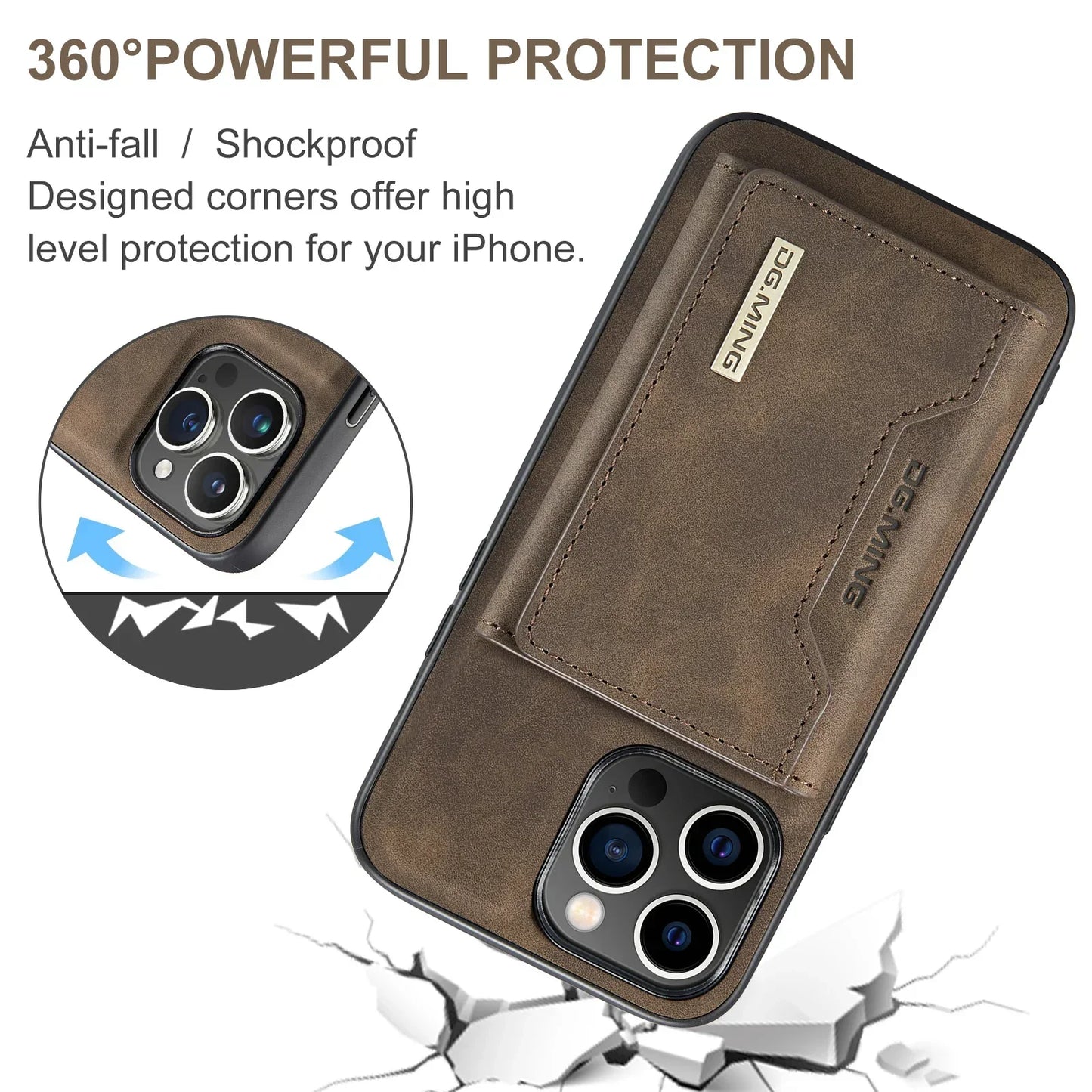 MagnaCase - 2-i-1 iPhone-etui med aftageligt pungetui