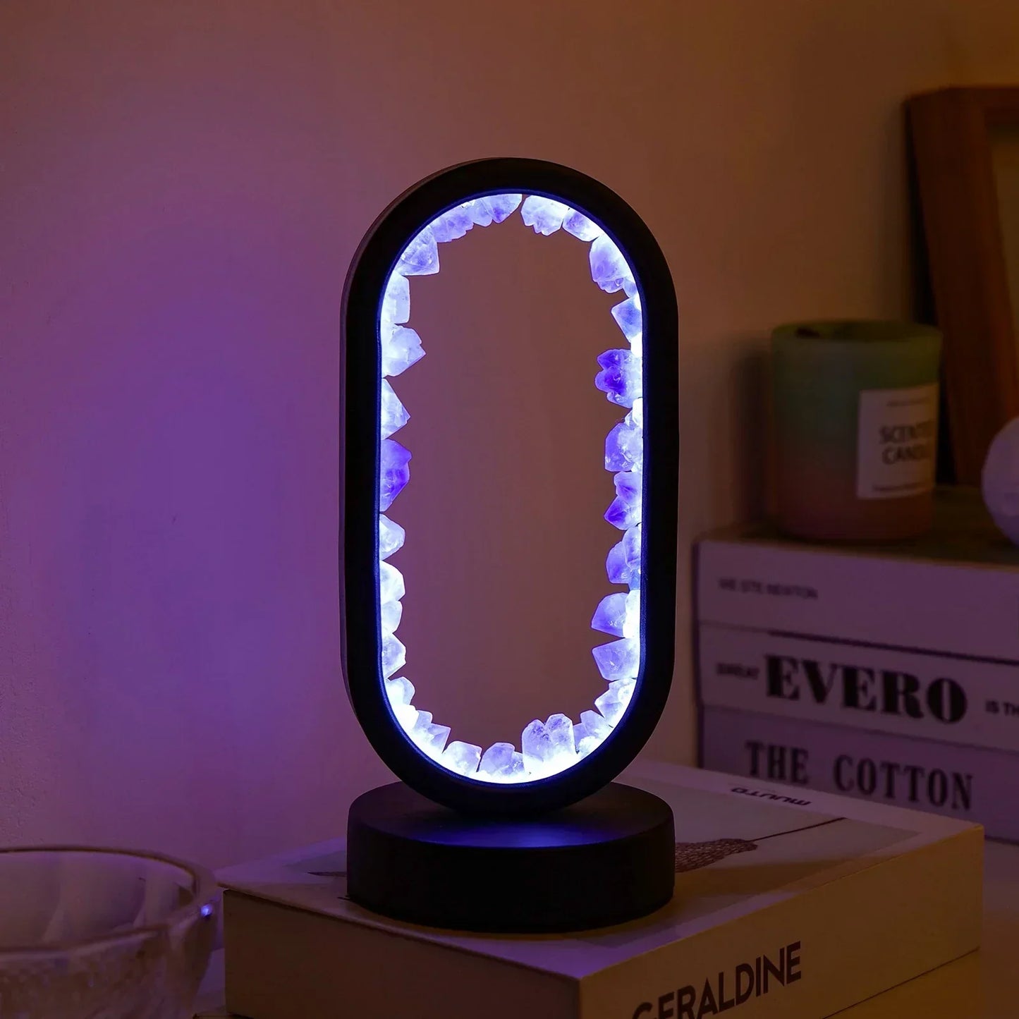 AmethystAura - Naturlig ametystlampe til fred og ro i hjemmet