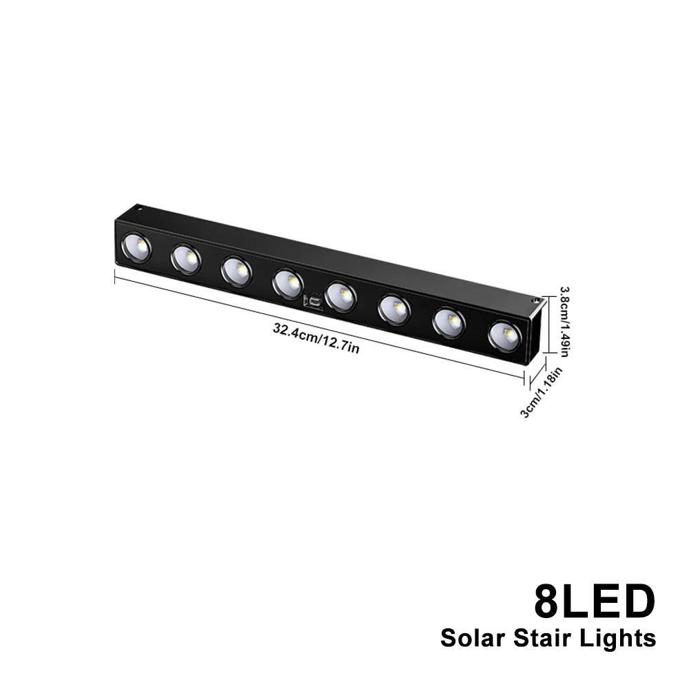 Variant image for Vandtæt Solcellehavebelysning med 4/6/8 LED – Effektiv Udendørs Belysning til Have og Terrasse-3