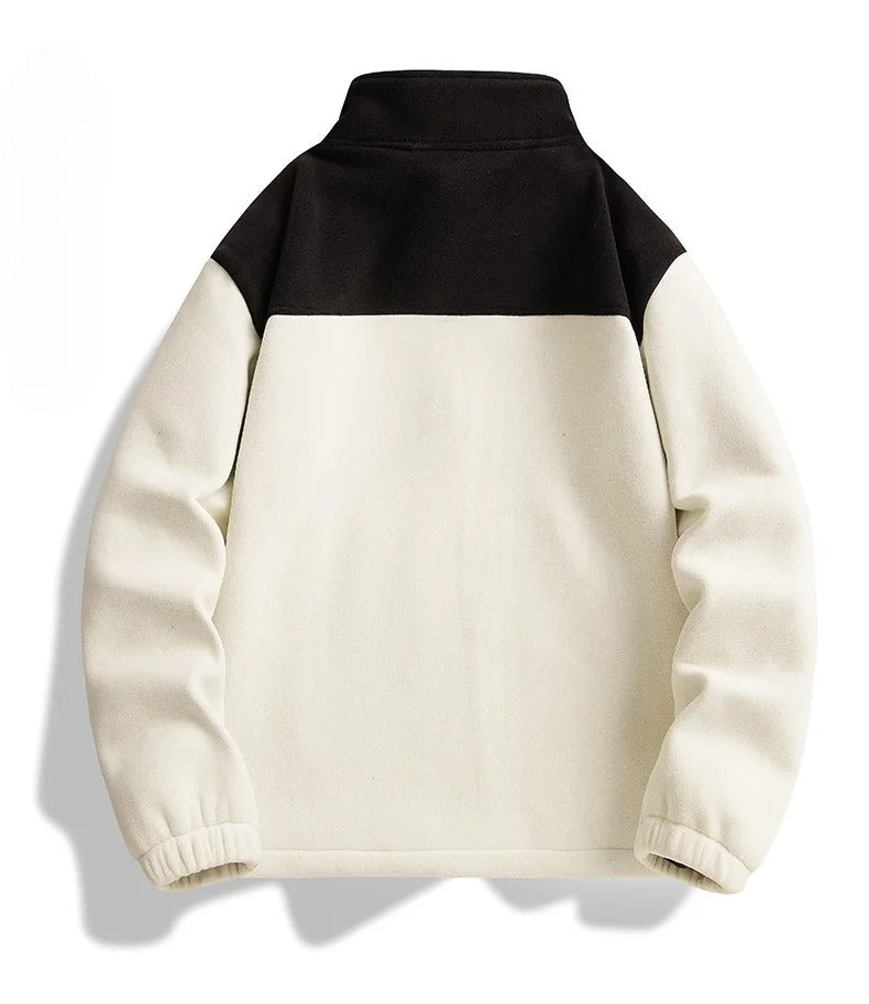 Ansel - Herrejakke lavet af tyk fleece og bomuld