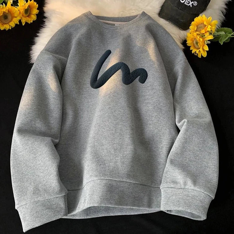 StreetWarm - Sweatshirts med golfmønster til mænd