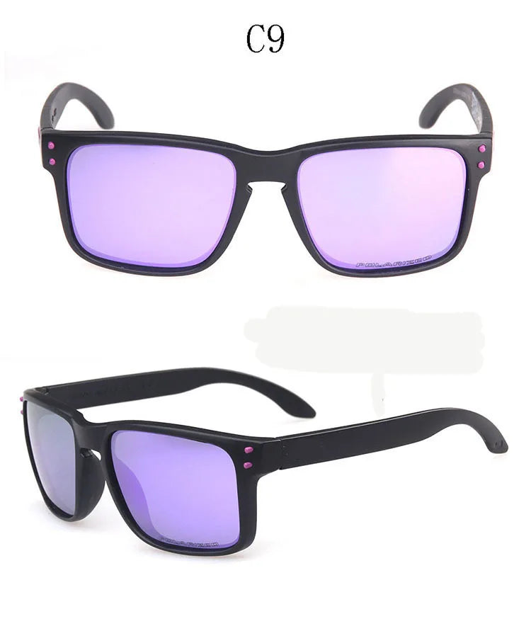 Vintage Firkantede Solbriller | Polariserede | UV400 Beskyttelse | Unisex