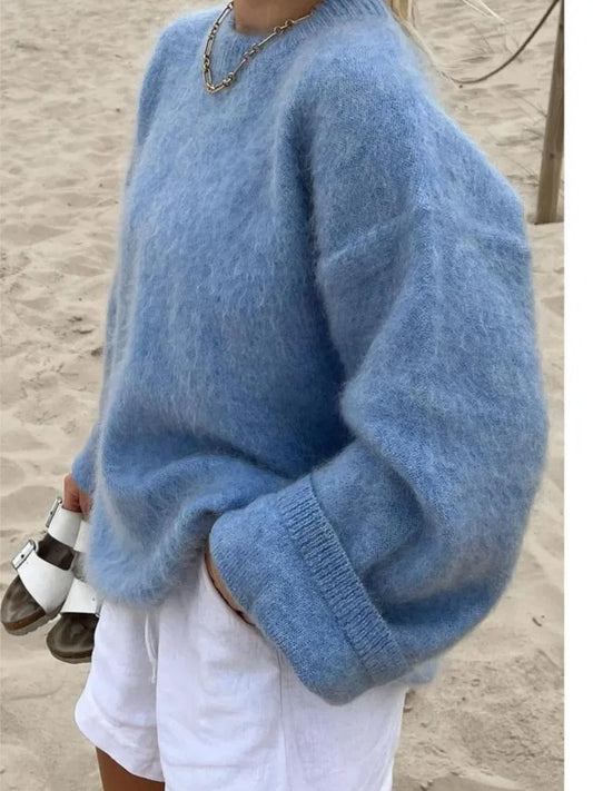 CozyChic - Oversize strikket trøje | Moderigtig trøje til hyggelig varme