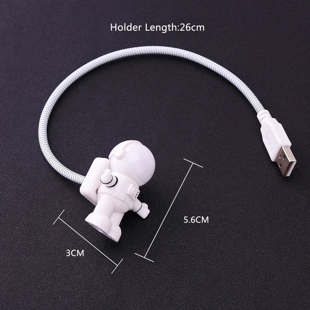 Astronaut USB Bordlampe | Bærbar LED Natlampe & Boglys