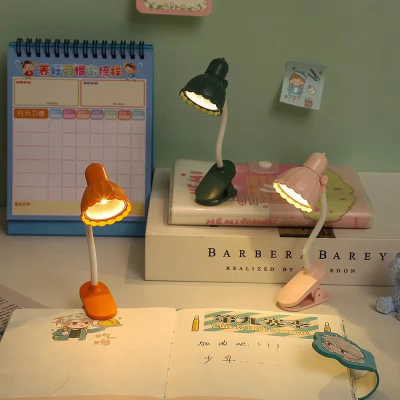 Mini LED Boglampe | Foldbar Læselampe til Bord & Natlys