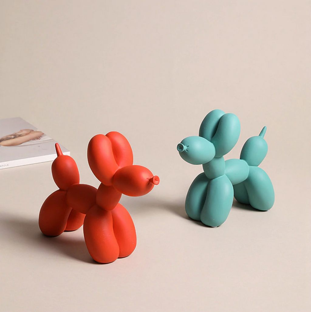 ColorPup - Skulptur af ballonhund i levende farver