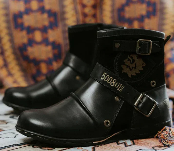 Quinn - Stilfulde vintagestøvler til mænd med vintagelook og moderne komfort
