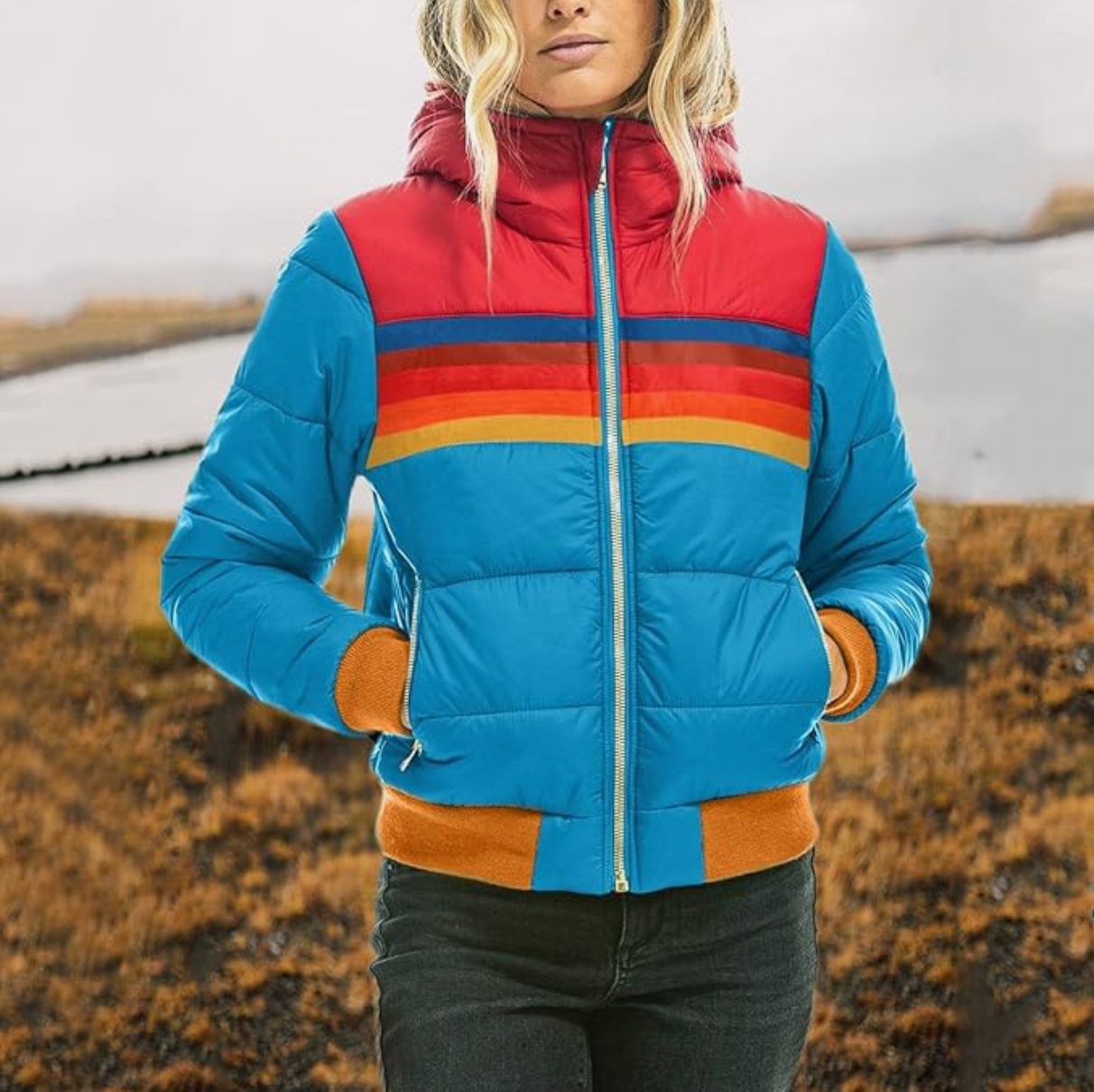 Natalia - Retro dunjakke | Ultimativ varme til kolde dage