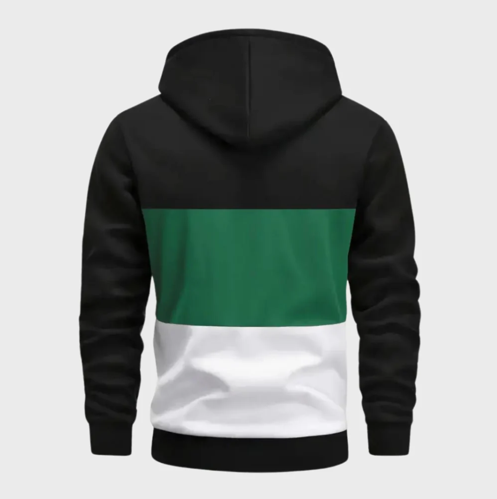 Byron - colour block hættetrøje til mænd