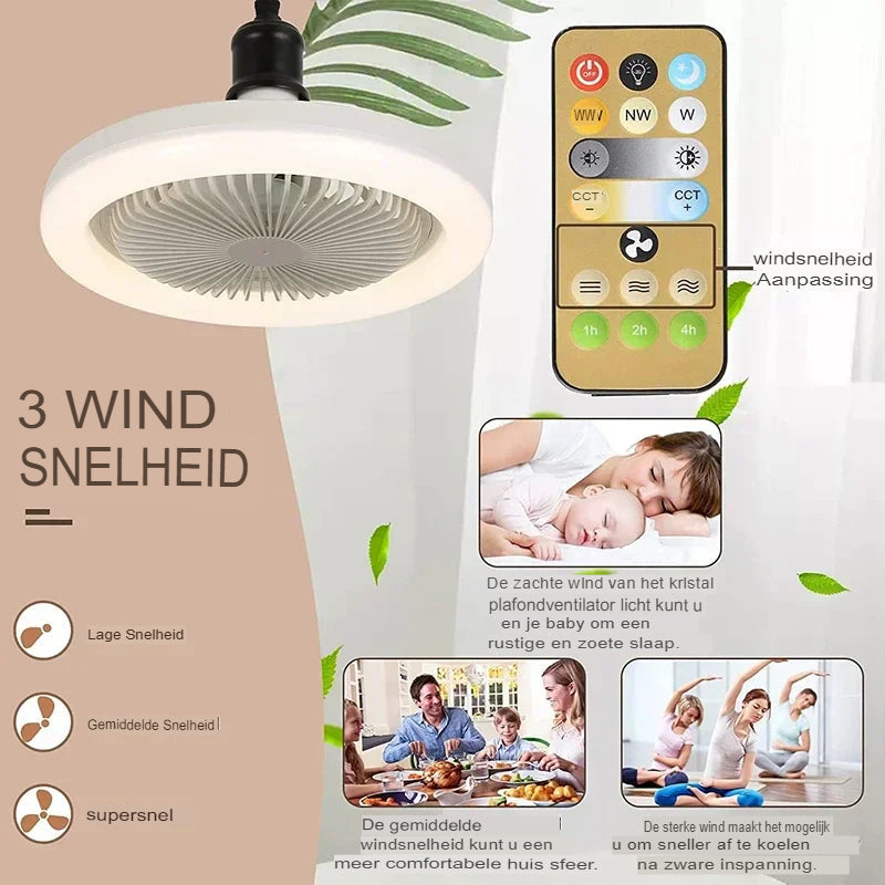 AirLight Pro - 3-i-1 loftsventilator | Elegant og brugervenlig